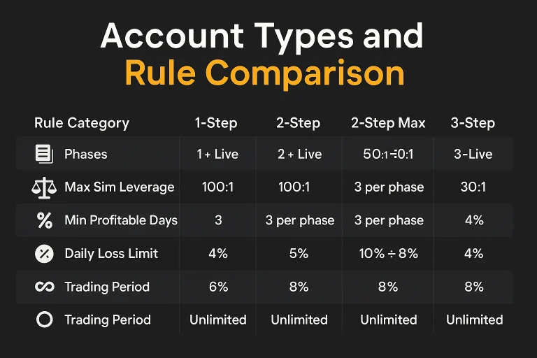 MyFundedFX Rules for Accounts