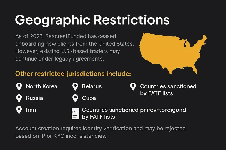 MuFundedFX Geographic Restrictions